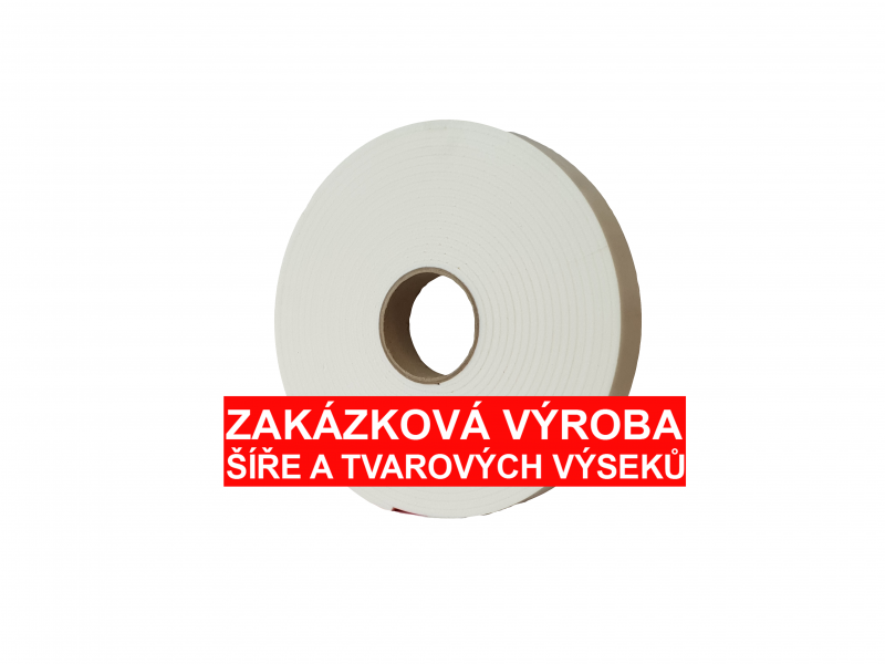  PE samolepící těsnění 3mm, bílá | hanak-trade.cz